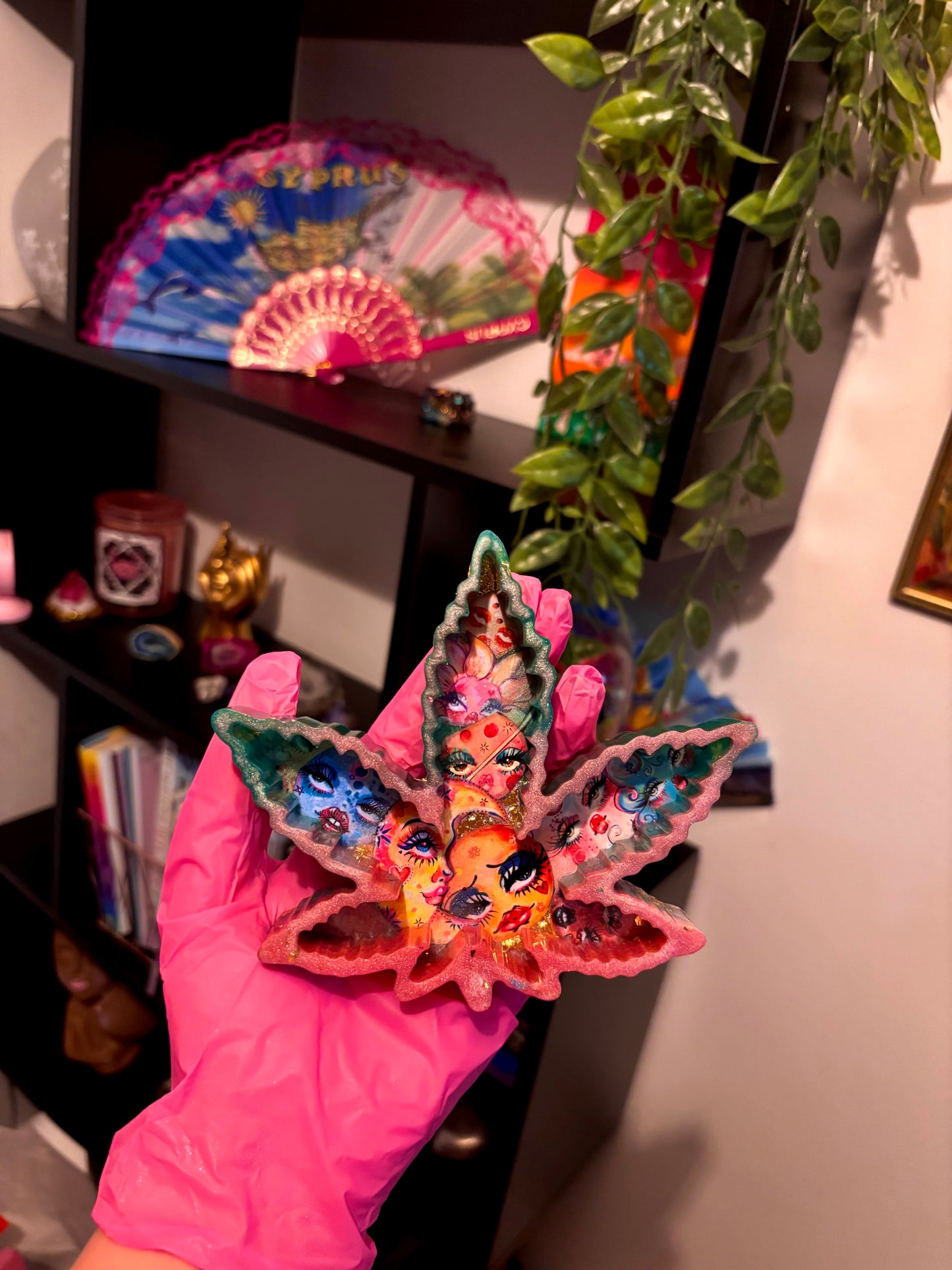 Flower galaxy leaf tray