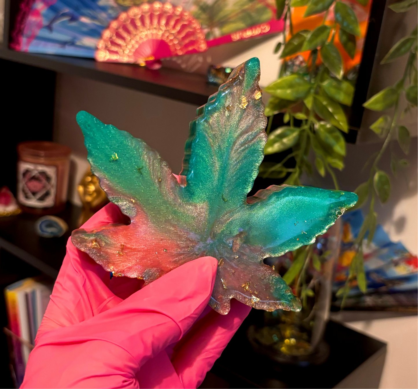 Flower galaxy leaf tray